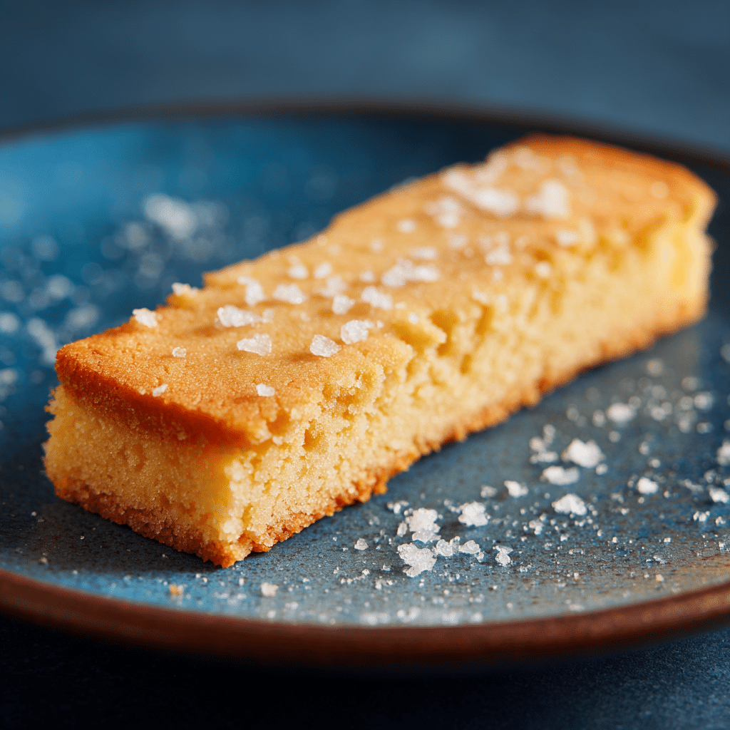 Easy Buttery Shortbread Fingers: Perfect Melt-in-Your-Mouth 1 Golden buttery shortbread fingers on a parchment-lined baking sheet, golden edges, displayed in a cozy kitchen setting.