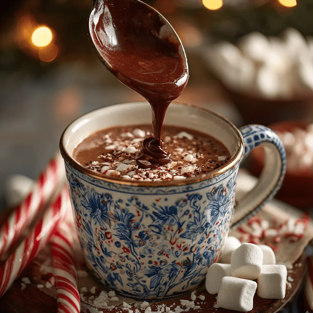 Sensational Crockpot Hot Chocolate for Parties 1 Crockpot hot chocolate simmering in a slow cooker, rich creamy chocolate drink with melted chocolate chips, ready to be ladled into mugs for a cozy winter party or family gathering.